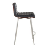 Mason - Contemporary Swivel Counter Stool (Set of 2) - Furniture Home Direct
