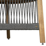 6 - Person Outdoor Sectional with Cushions and Coffee Table - Furniture Home Direct