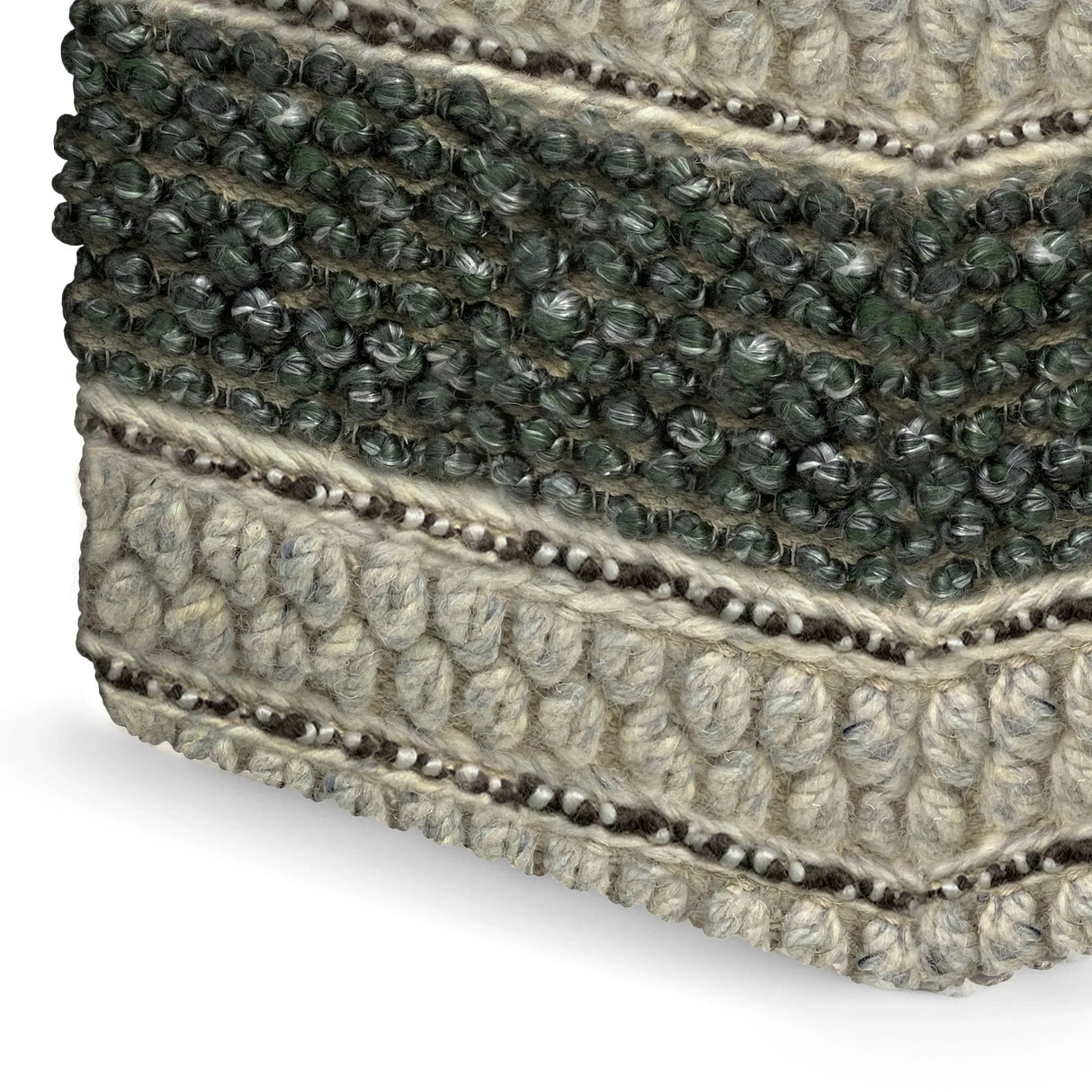 Grady - Handcrafted Square Pouf - Furniture Home Direct