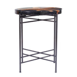 Side Table - Black / Brown - Furniture Home Direct