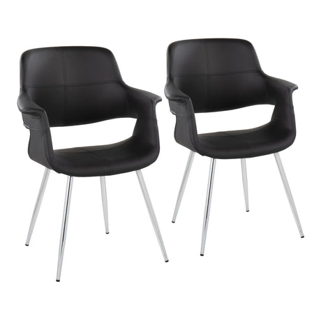 Vintage Flair - Glam / Art Deco Chair (Set of 2) - Furniture Home Direct