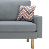 Bahamas - Minimalistic Sofa With 2 Throw Pillows - Furniture Home Direct