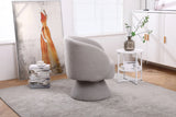 Swivel Accent Chair Armchair, Round Barrel Chair For Living Room Bedroom - Furniture Home Direct