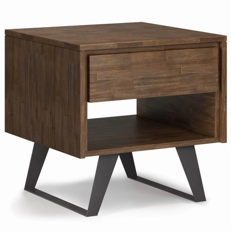 Lowry - Handcrafted End Table - Furniture Home Direct