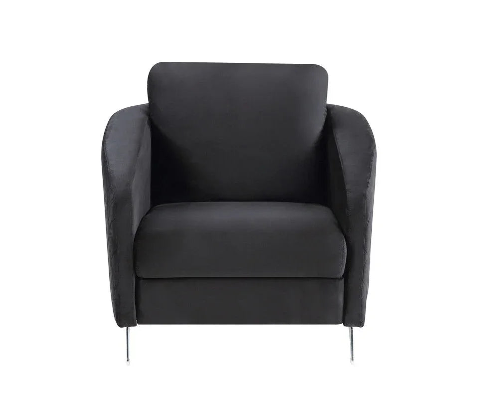 Sofia - Velvet Modern Chic Accent Armchair - Furniture Home Direct