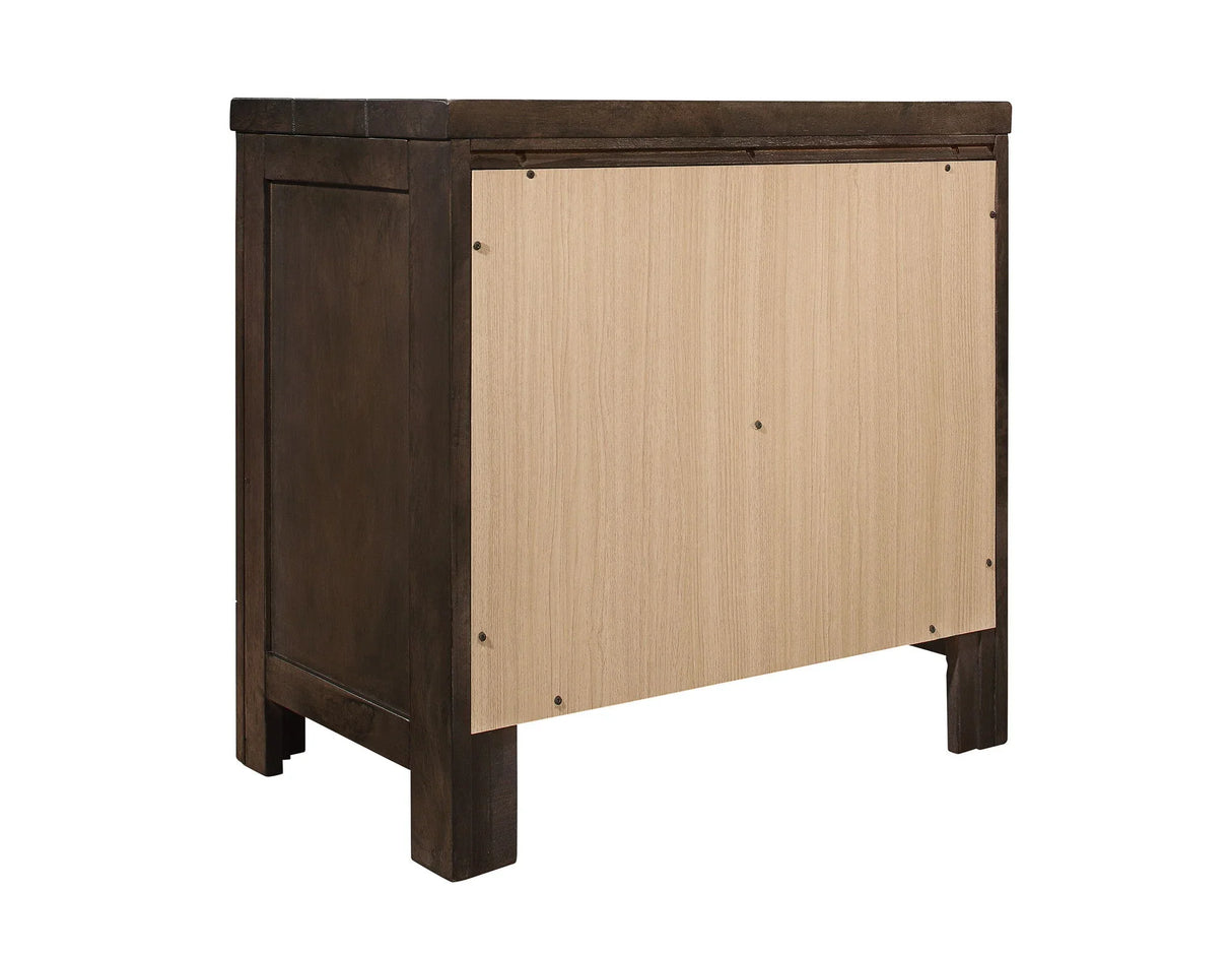 Verna - 2 Drawer Nightstand - Brown - Furniture Home Direct
