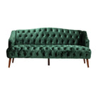 Comfy 3 Seat Sofa With Wooden Legs, For Living Room And Study