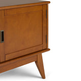 Draper - Handcrafted Mid Century Low TV Media Stand - Furniture Home Direct