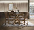 Wallace II - 5 Pieces Dining Room Set - Oak - Furniture Home Direct