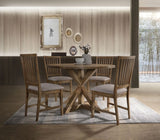 Wallace II - 5 Pieces Dining Room Set - Oak - Furniture Home Direct
