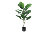 54" Tall, Artificial Plant, Dieffenbachia Tree, Indoor, Faux, Fake, Floor, Greenery, Potted, Real Touch, Decorative - Green / Black - Furniture Home Direct