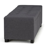 Laredo - Contemporary Large Storage Ottoman - Furniture Home Direct
