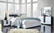 Queen Bedroom Set Dresser Mirror Chest Nightstand White - Furniture Home Direct