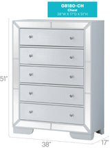 Sleek Contemporary Storage Chest - White - Furniture Home Direct