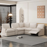 Power Recliner Corner Sofa Home Theater Reclining Sofa Sectional Couches With Storage Box, Cup Holders, USB Ports And Power Socket For Living Room - Furniture Home Direct