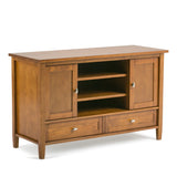 Warm Shaker - Transitional Style TV Media Stand - Furniture Home Direct