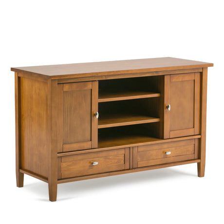 Warm Shaker - Transitional Style TV Media Stand - Furniture Home Direct
