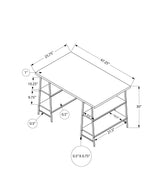 Computer Desk For Home Office, Laptop, Storage Shelves, Contemporary & Modern - Furniture Home Direct