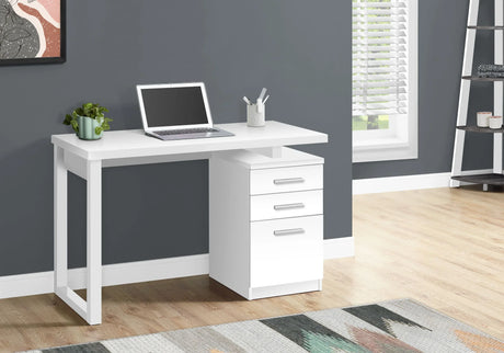 Computer Desk For Home Office Laptop, Left, Right Set - Up, Storage Drawers - Furniture Home Direct
