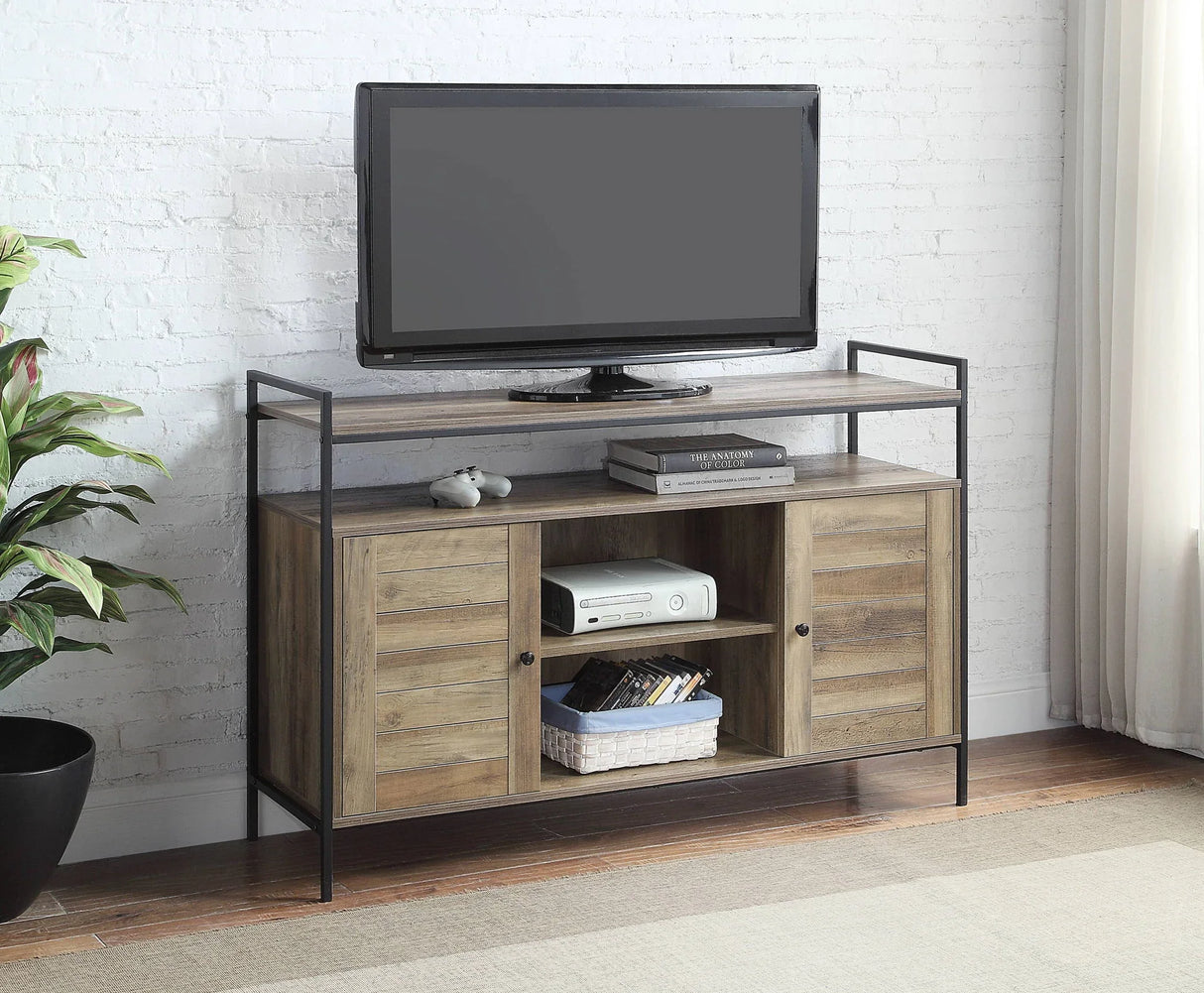 Baina - Rustic TV Stand - Oak - Furniture Home Direct