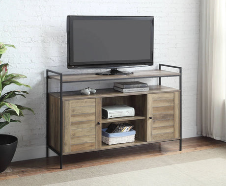 Baina - Rustic TV Stand - Oak - Furniture Home Direct