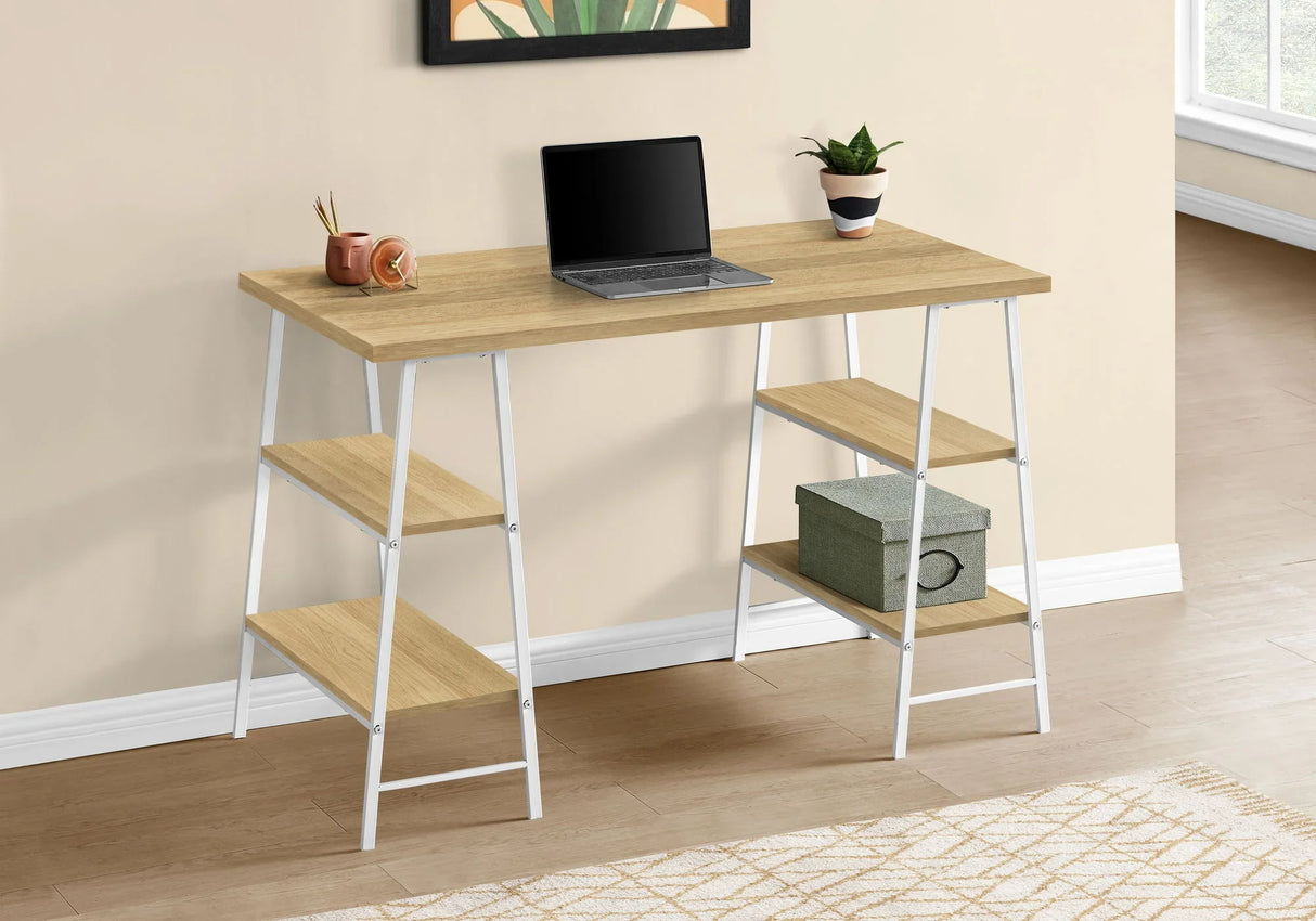 Computer Desk For Home Office, Laptop, Storage Shelves, Contemporary & Modern - Furniture Home Direct