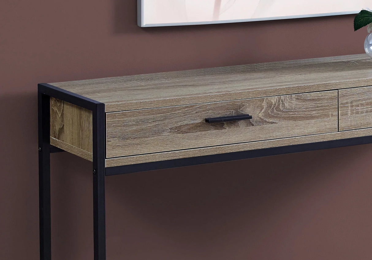 Accent Console Table For Entryway, Storage Drawers, Contemporary & Modern - Furniture Home Direct