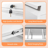 Premium Drawer Metal Lateral File Cabinet With Lock - Furniture Home Direct