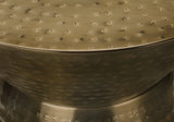 Drum Accent Side Table, Contemporary & Modern Elegant Design - Furniture Home Direct