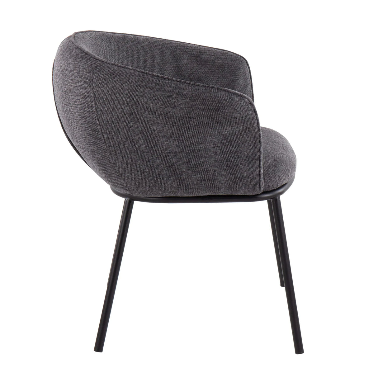 Ashland - Contemporary Chair - Black / Charcoal - Furniture Home Direct