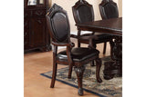 Dining Set Table And 8 Chairs, Traditional Rubberwood Brown - Furniture Home Direct