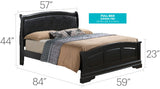 Panel Sleigh Bed Elegantly Crafted - Furniture Home Direct