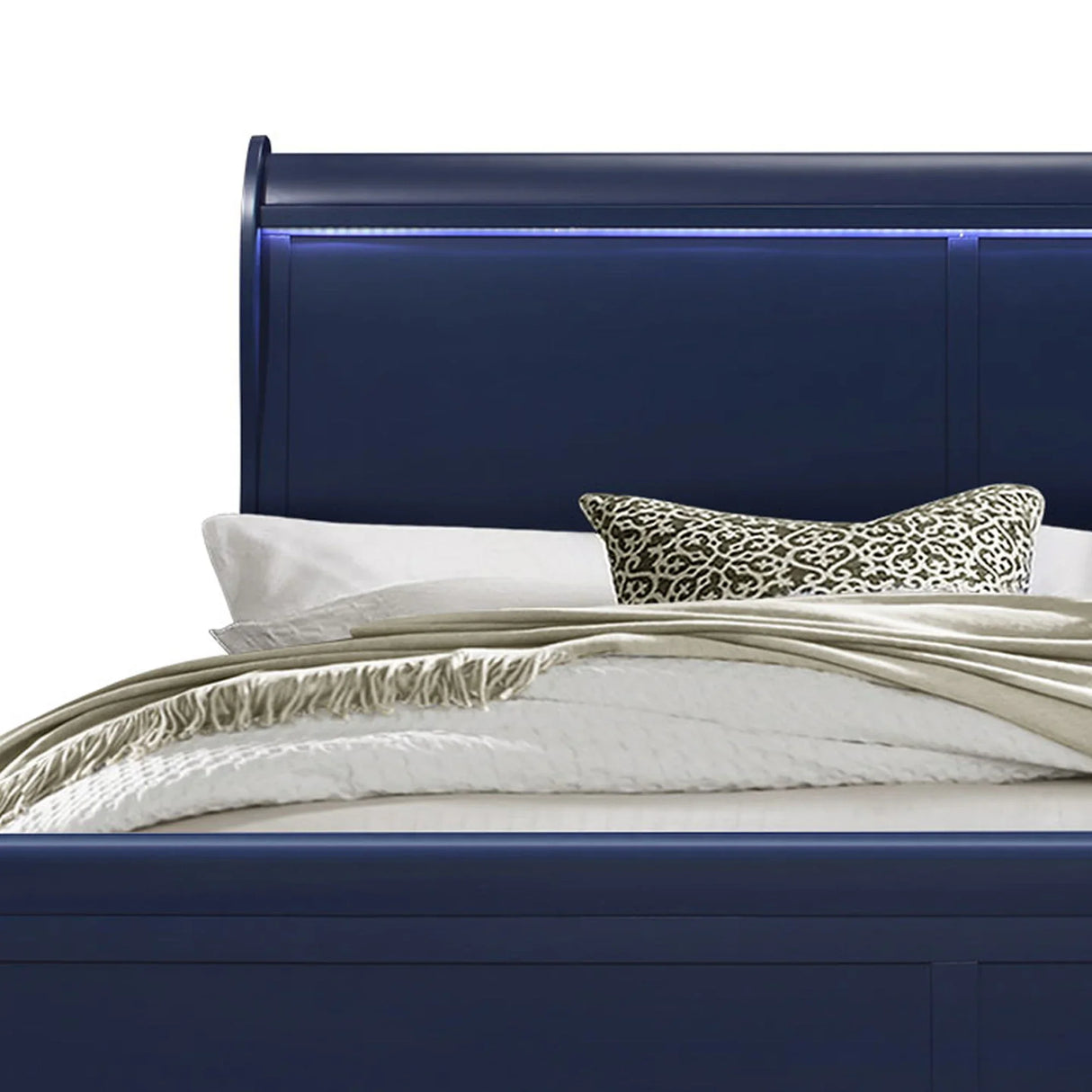 Charlston - 5 Piece Bedroom Set With LED Headboard - Furniture Home Direct