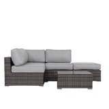 Seating Set With Cushions Handcrafted Wicker Design