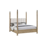 Sarai - 5 Pieces Bedroom Set With Upholstered Headboard