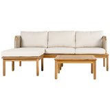3-piece Outdoor Acacia Patio Set - Furniture Home Direct