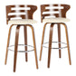 Cosini - Mid Century Modern Fixed Height Barstool With Swivel (Set of 2) - Furniture Home Direct