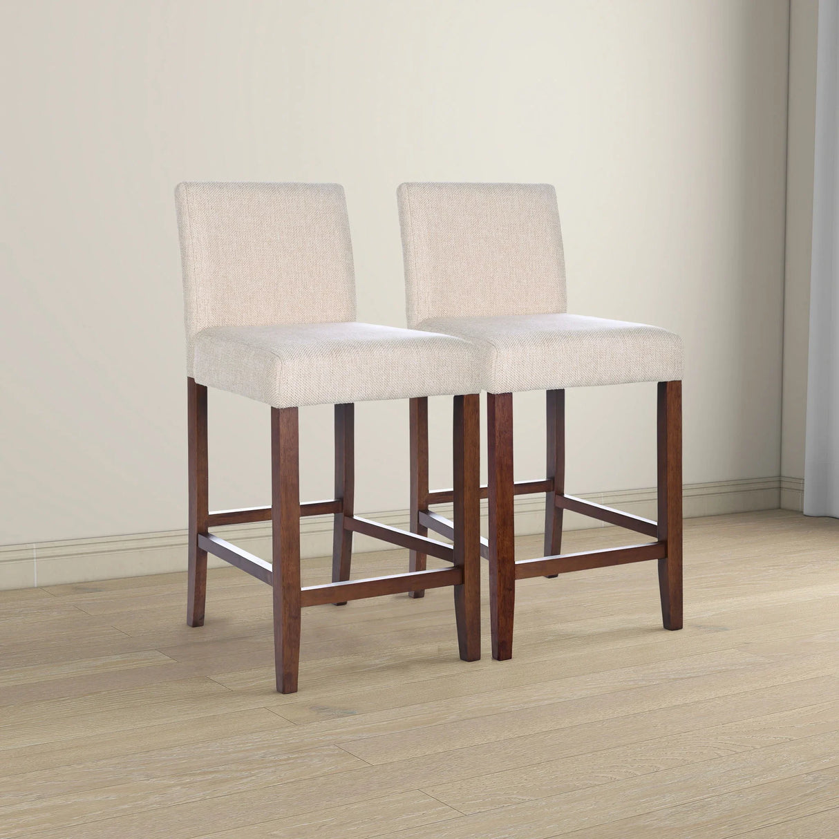 Dorian - Counter Chair (Set of 2) - Beige - Furniture Home Direct