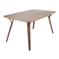 Folia - Mid Century Modern Dining Table - Furniture Home Direct