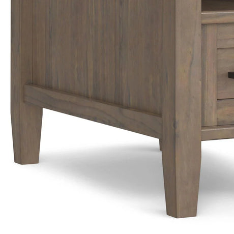 Ela - Narrow End Table - Brown - Furniture Home Direct