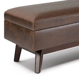 Owen - Upholstered Rectangular Storage Ottoman - Furniture Home Direct