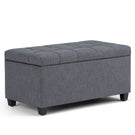Sienna - Upholstered Storage Ottoman Bench - Furniture Home Direct