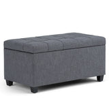Sienna - Upholstered Storage Ottoman Bench - Furniture Home Direct