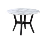 Kusa - 5 Piece Pack Dining Set With Engineering Stone Top - Black - Furniture Home Direct