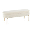 Chloe - Contemporary / Glam Bench - Furniture Home Direct