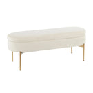 Chloe - Contemporary / Glam Bench - Furniture Home Direct