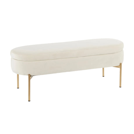 Chloe - Contemporary / Glam Bench - Furniture Home Direct
