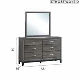 Glasgow - Dresser With 6 Drawers - Furniture Home Direct