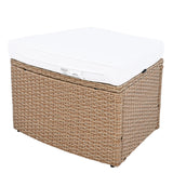 Semi-Circle Outdoor Sectional Set - Furniture Home Direct