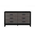 Bedroom Bundle - Soluto Set - Bed + Dresser + Mirror + Chest + Night Stand + Rug - Furniture Home Direct